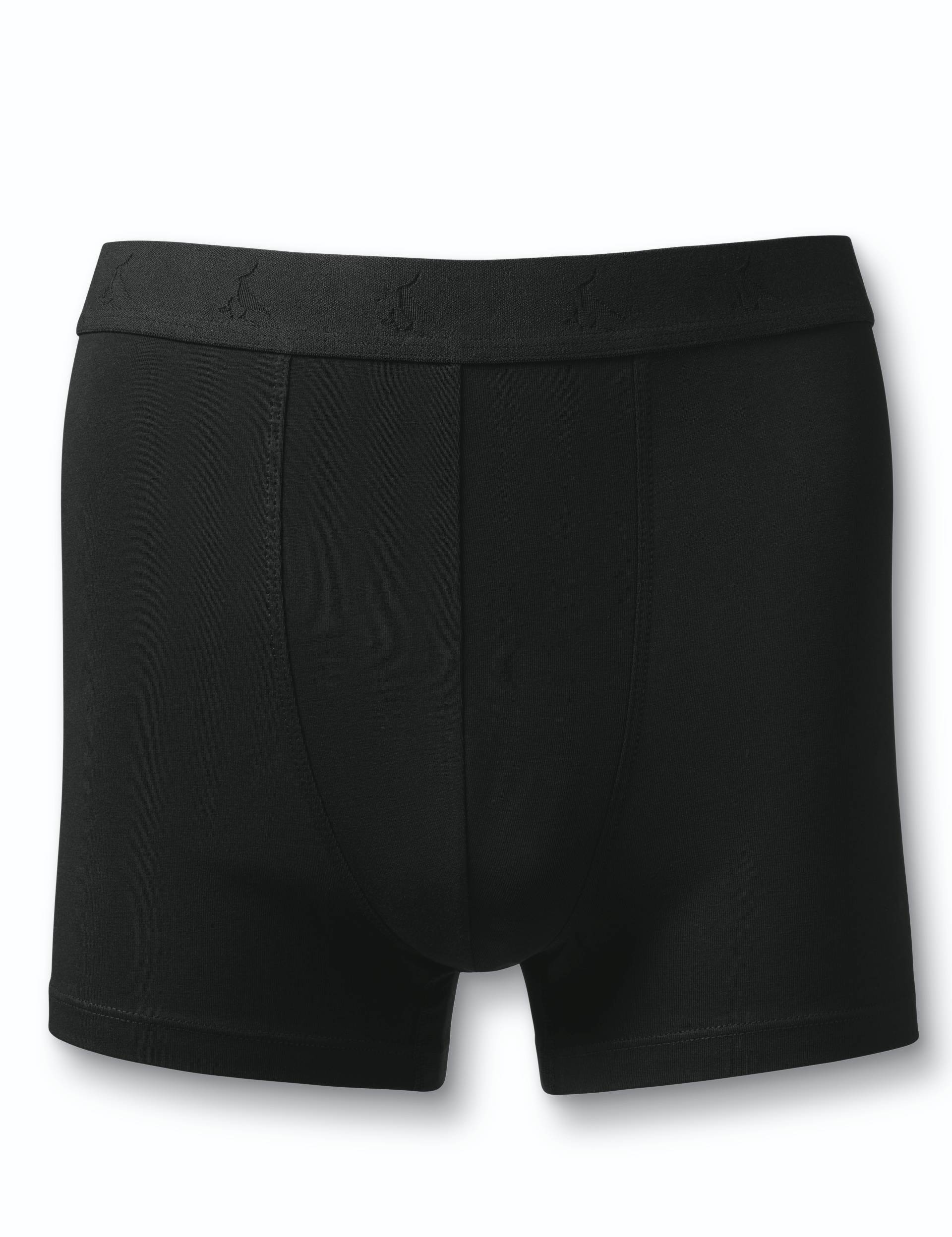 3 Black cotton stretch jersey trunks multipack 2