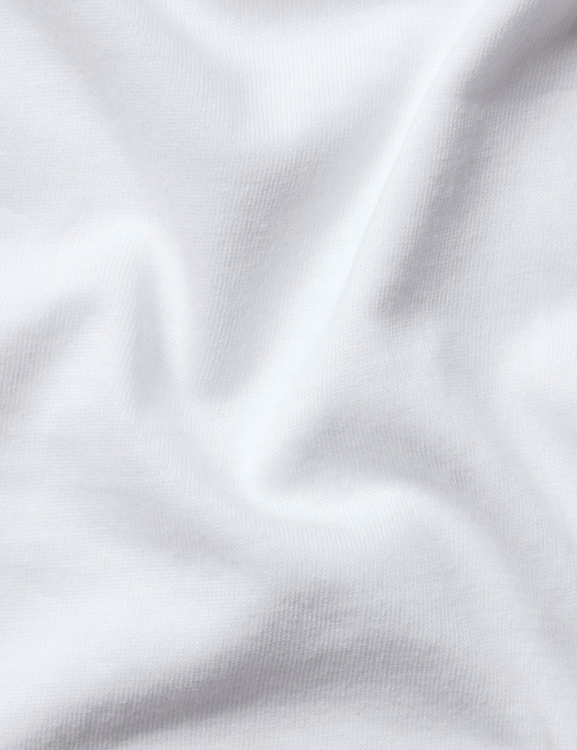 White 2-pack crew neck cotton t-shirt 6