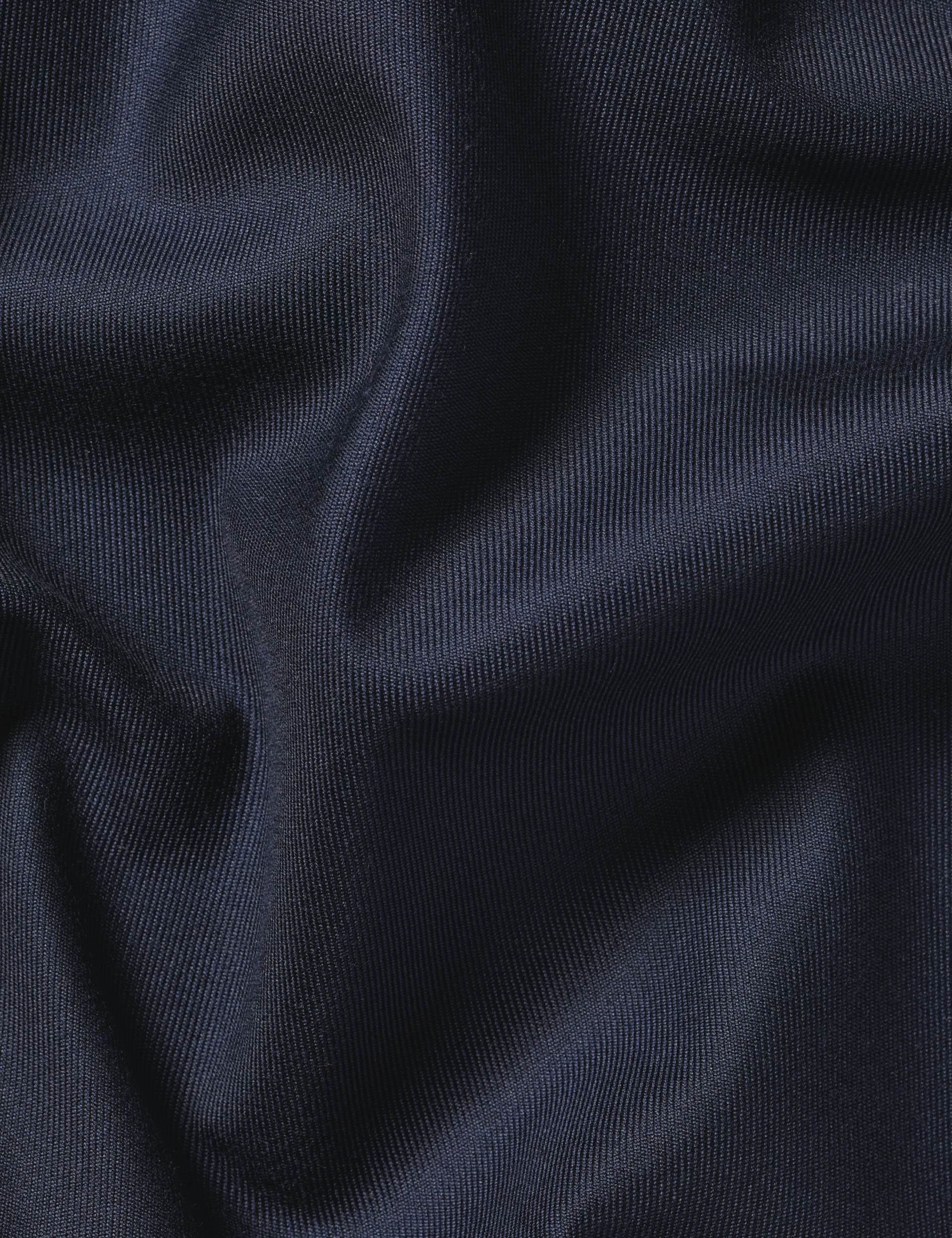 Navy non-iron twill classic fit shirt 7