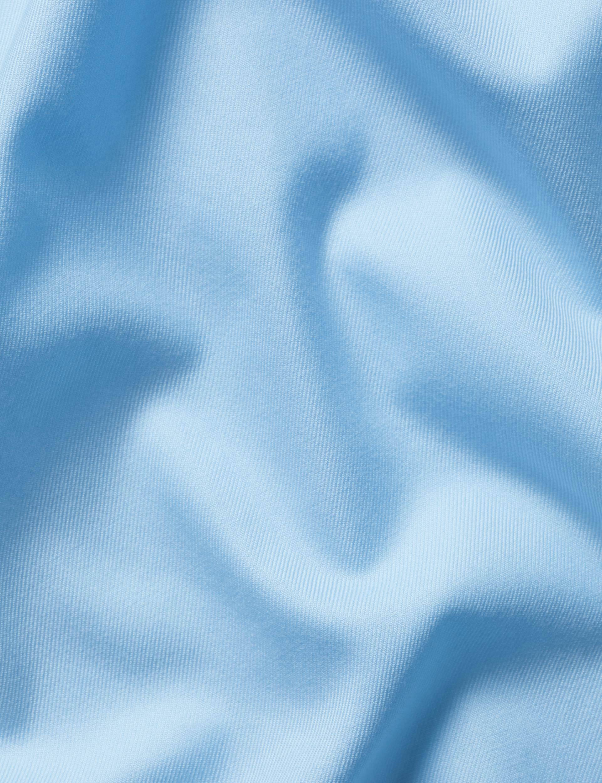 Sky blue non-iron twill classic fit shirt 7