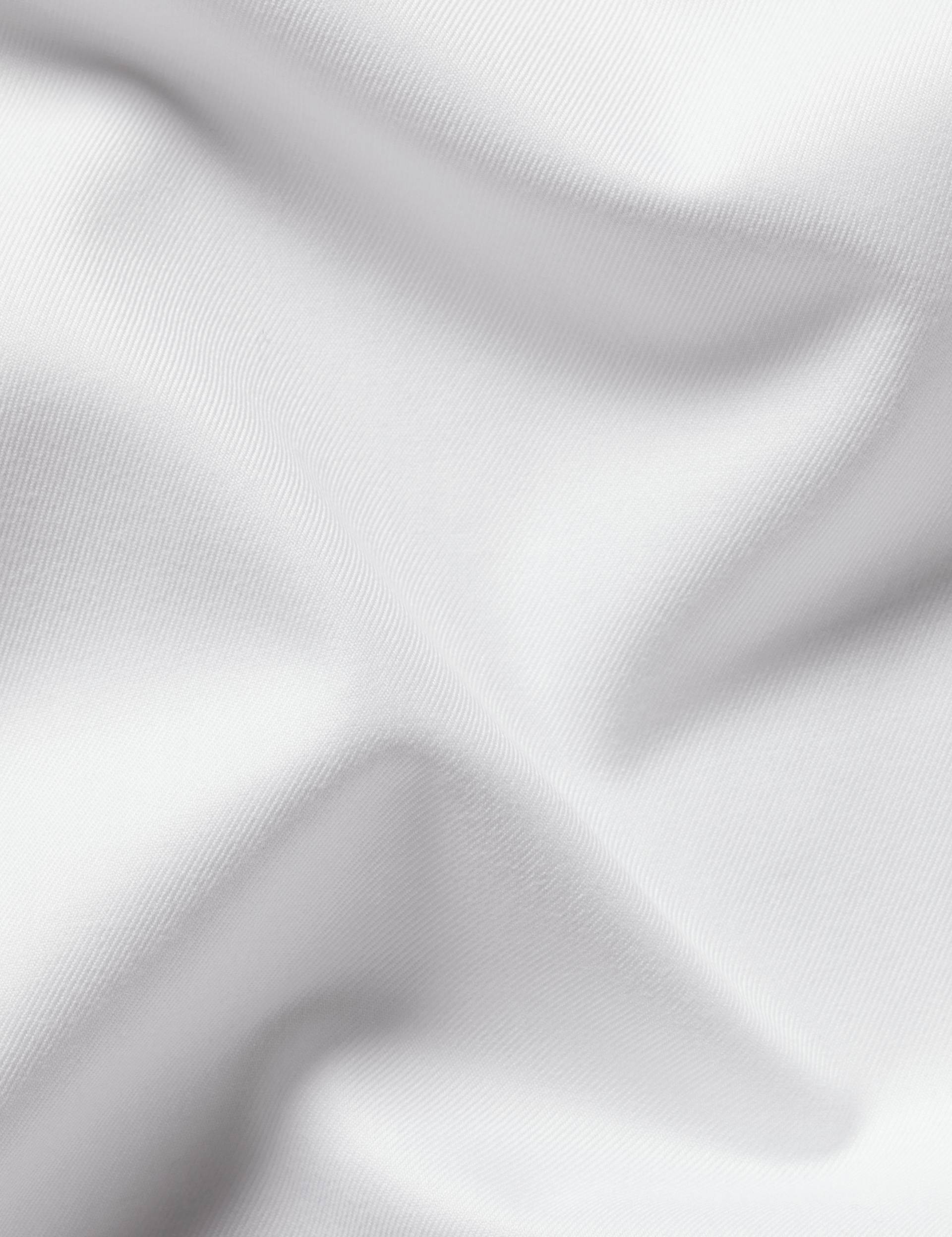 White non-iron twill cutaway slim fit shirt 7
