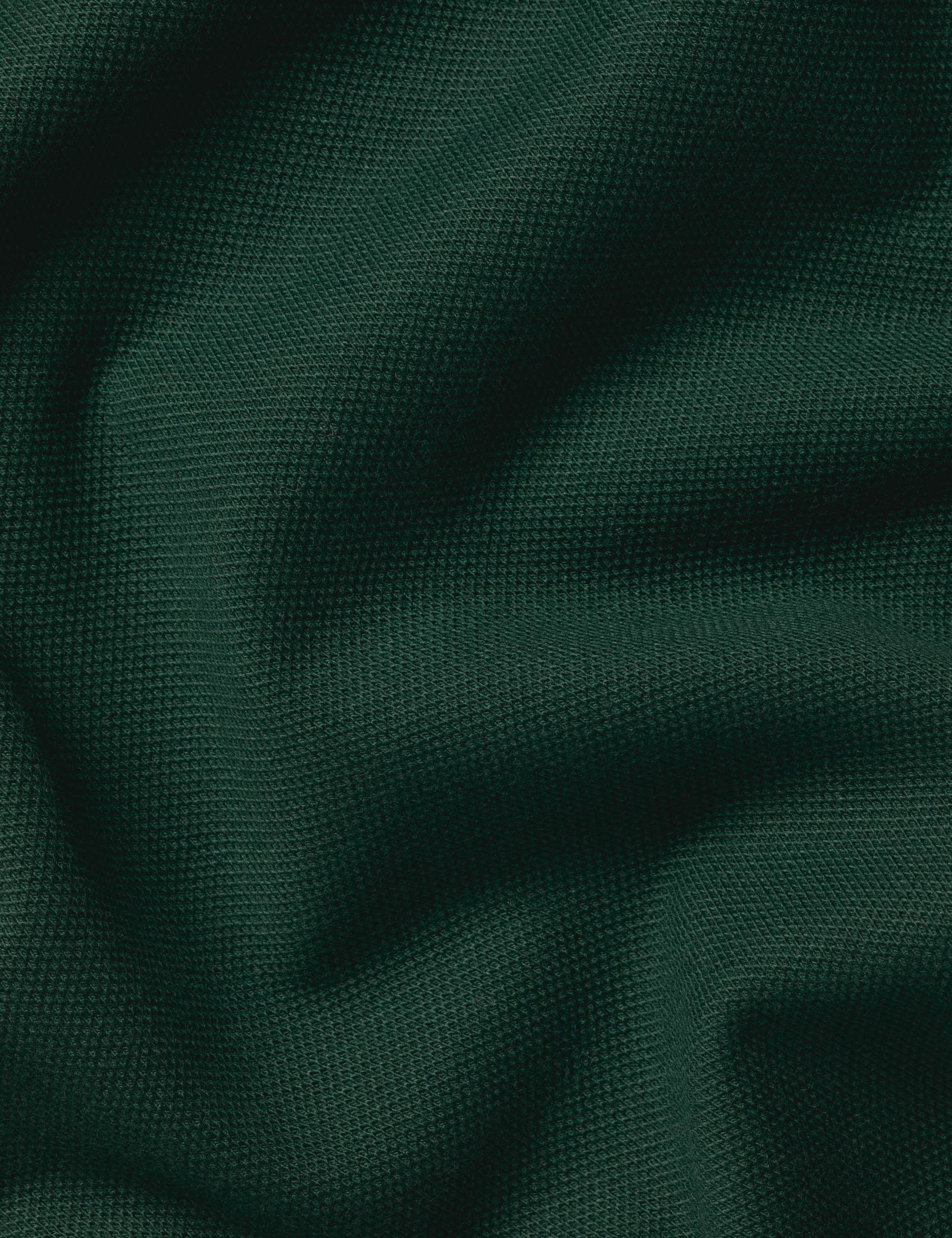 Dark green short sleeve cotton stretch smart pique polo 6