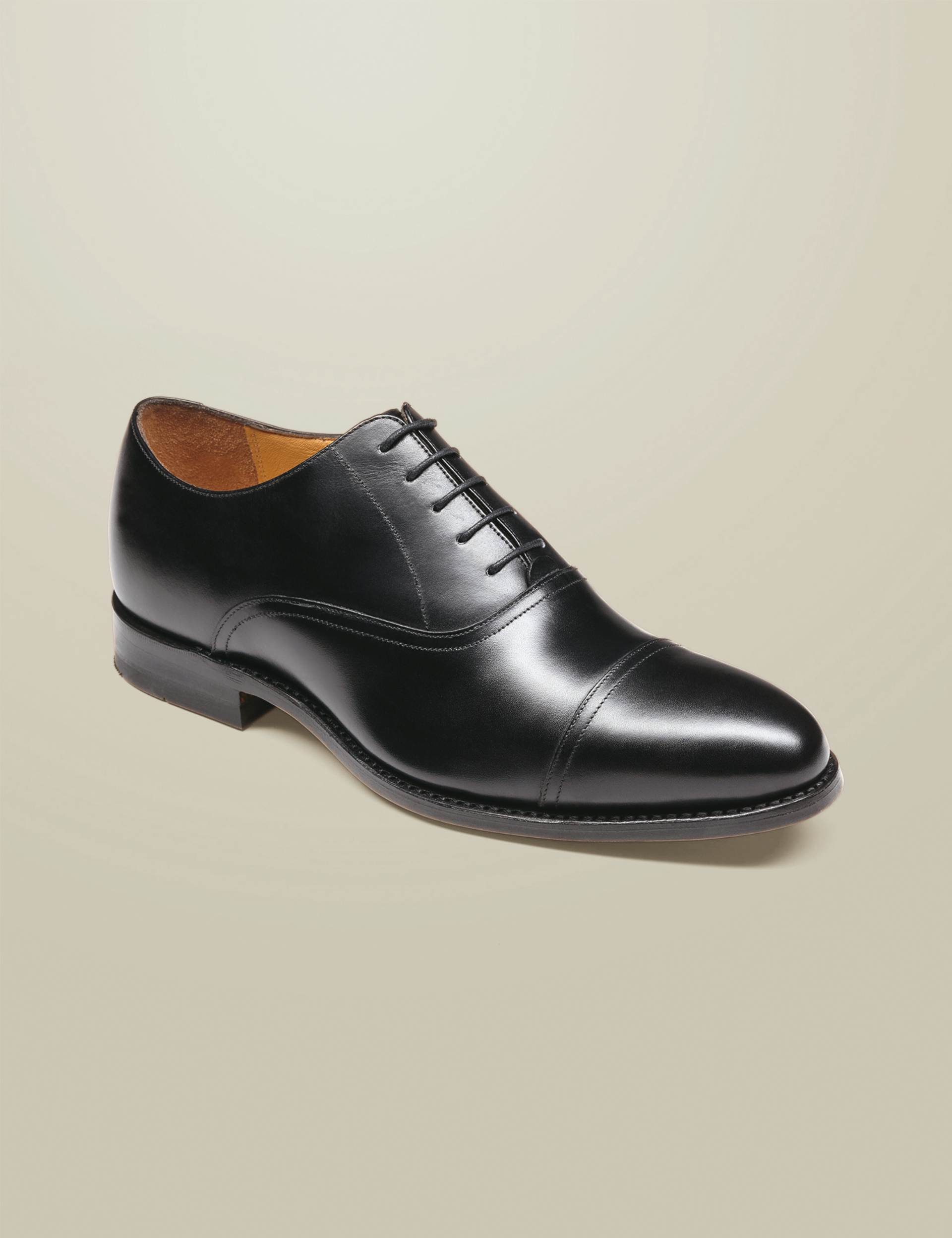 Black leather Oxford shoe 3