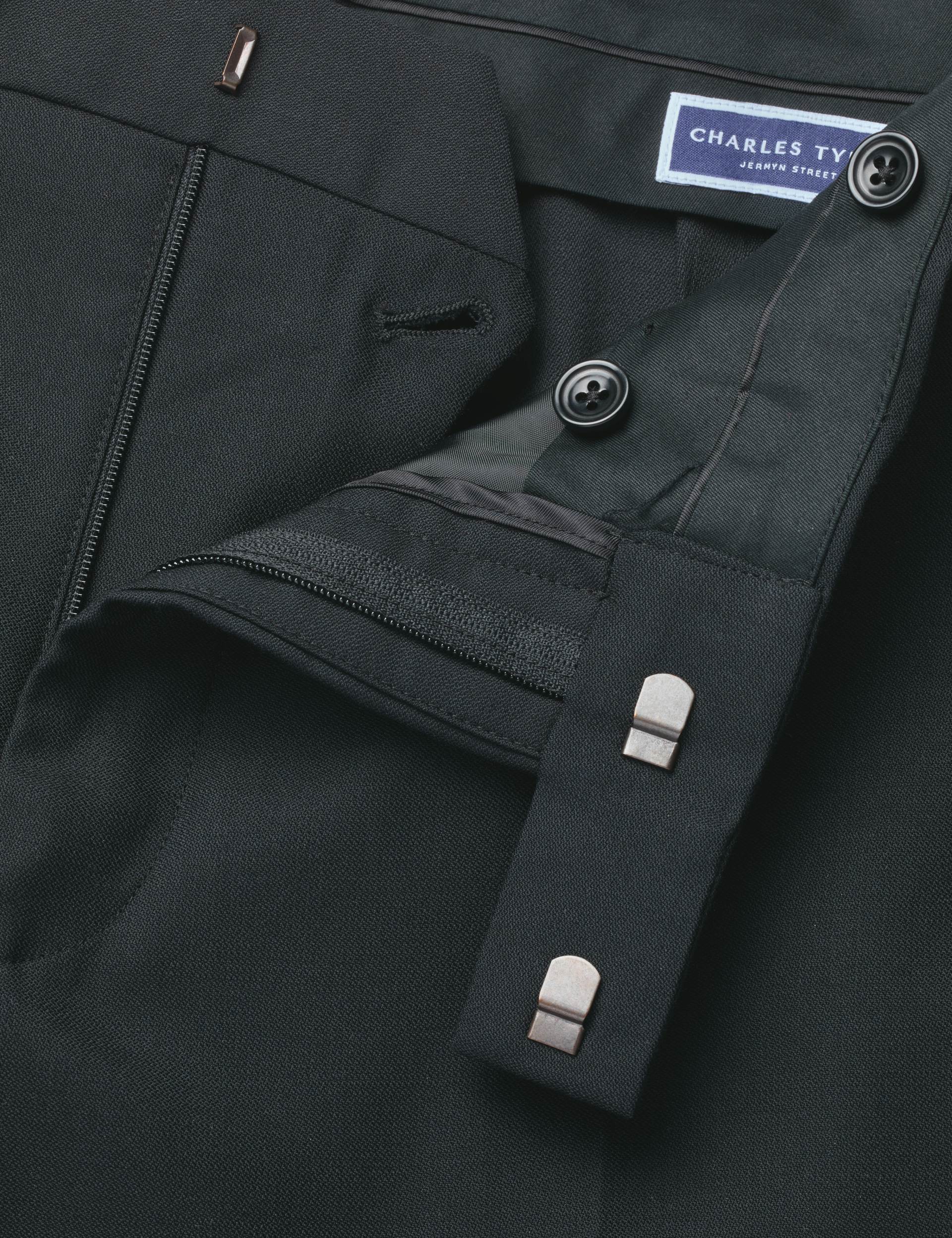 Black slim fit dinner suit trouser 4