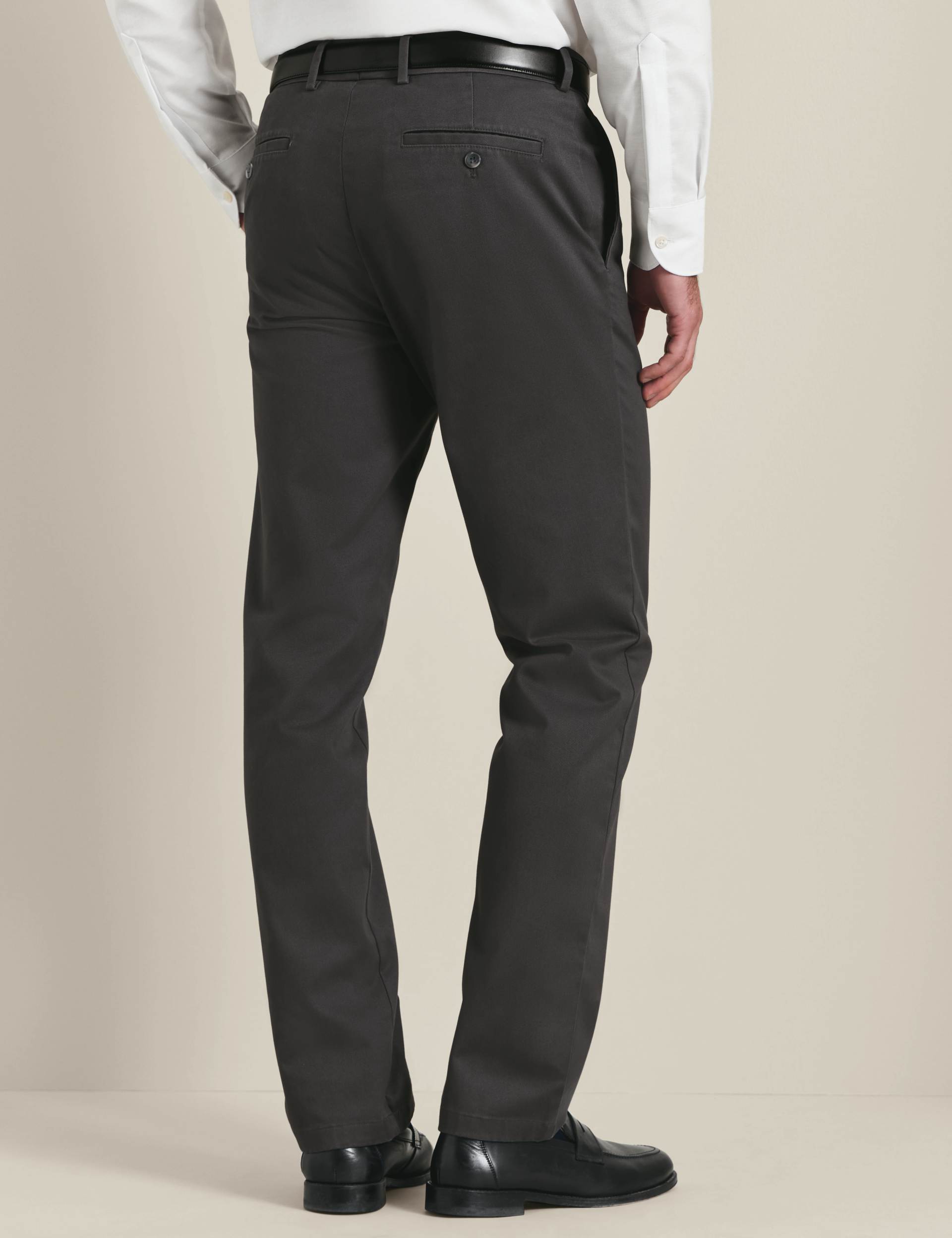 Dark Grey Slim Fit Ultimate non-iron Chino 2