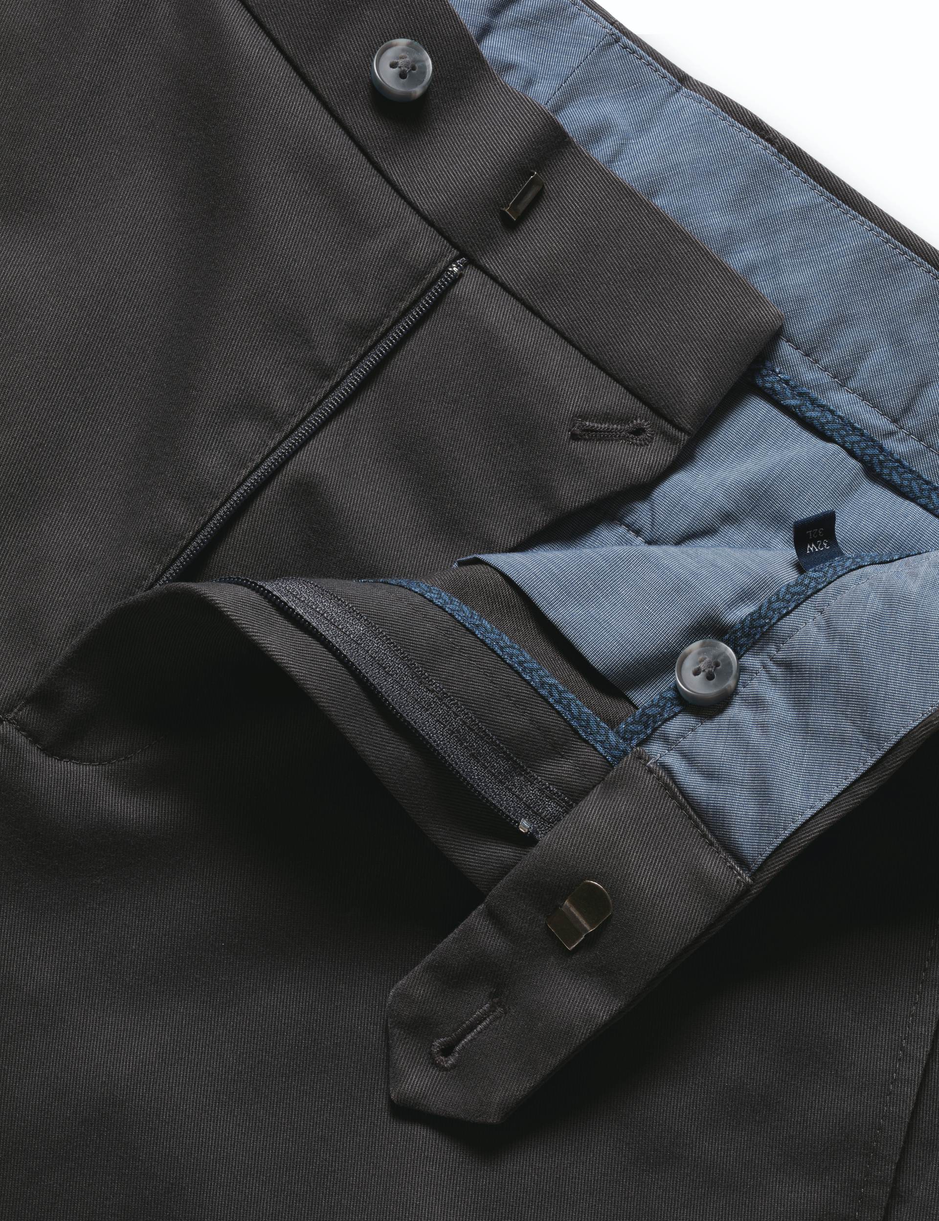 Dark Grey Slim Fit Ultimate non-iron Chino 6