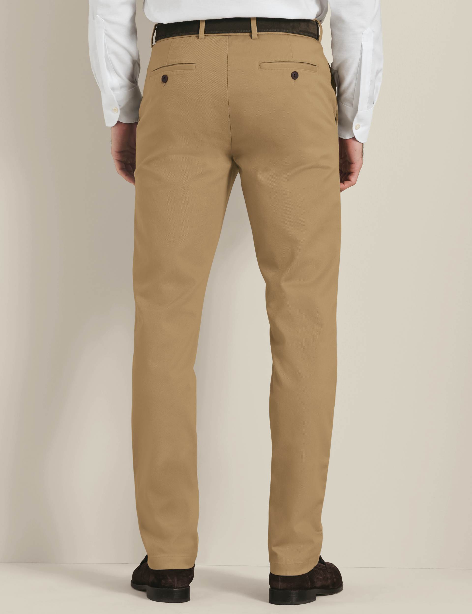 Tan Slim Fit Ultimate non-iron Chino 2