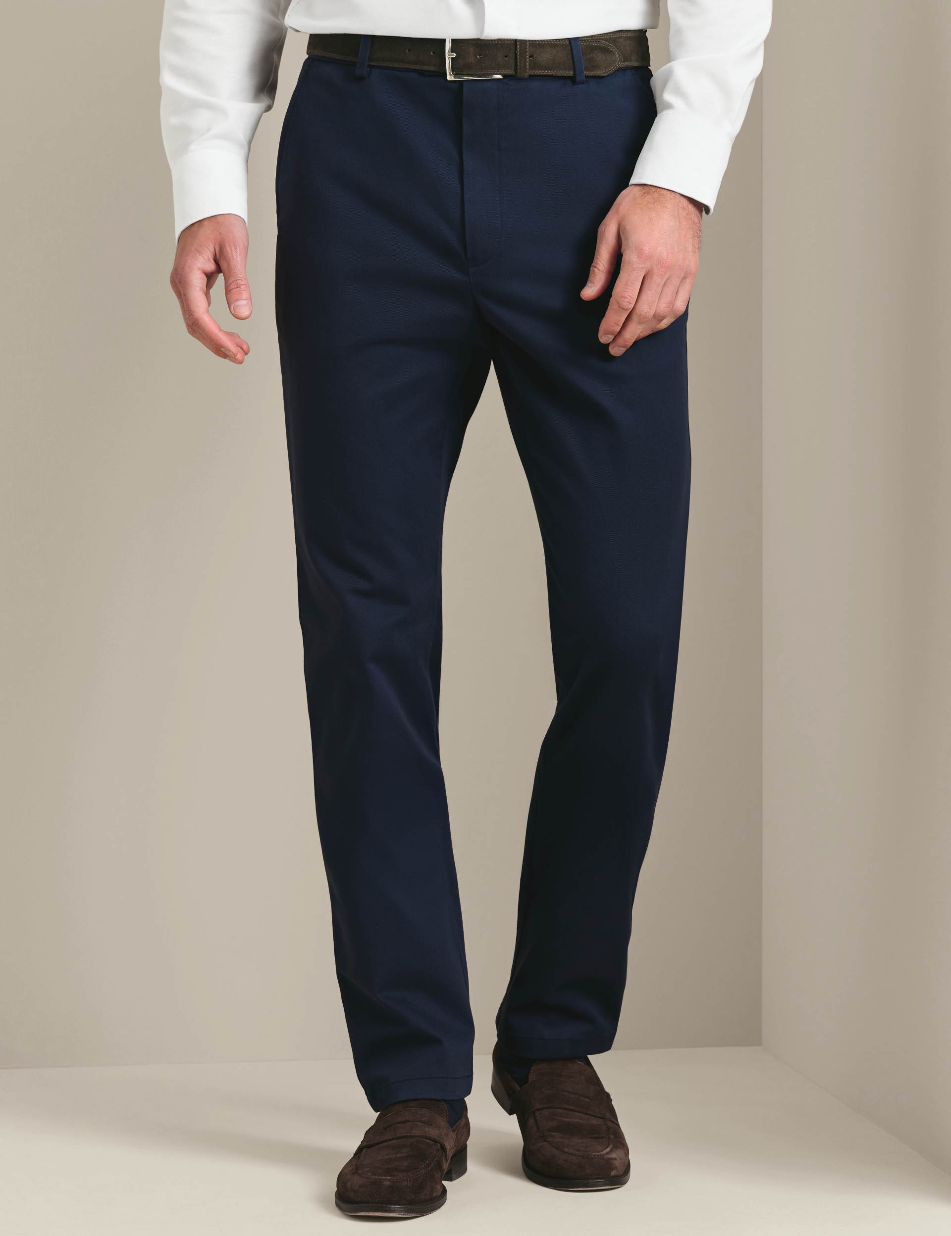 Navy Slim Fit Ultimate non-iron Chino 2