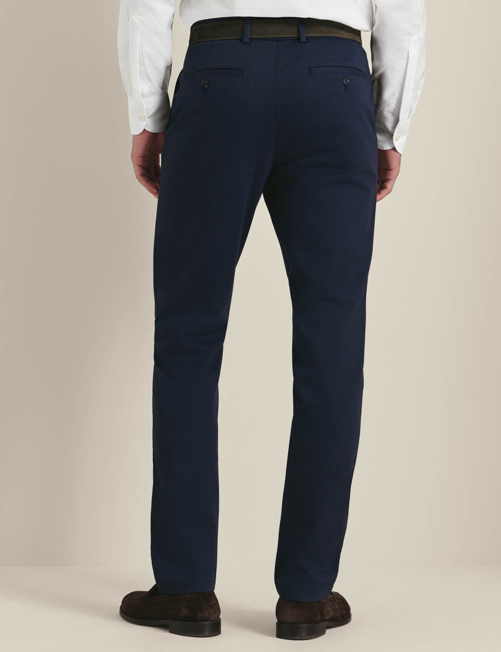 Navy Slim Fit Ultimate non-iron Chino 3