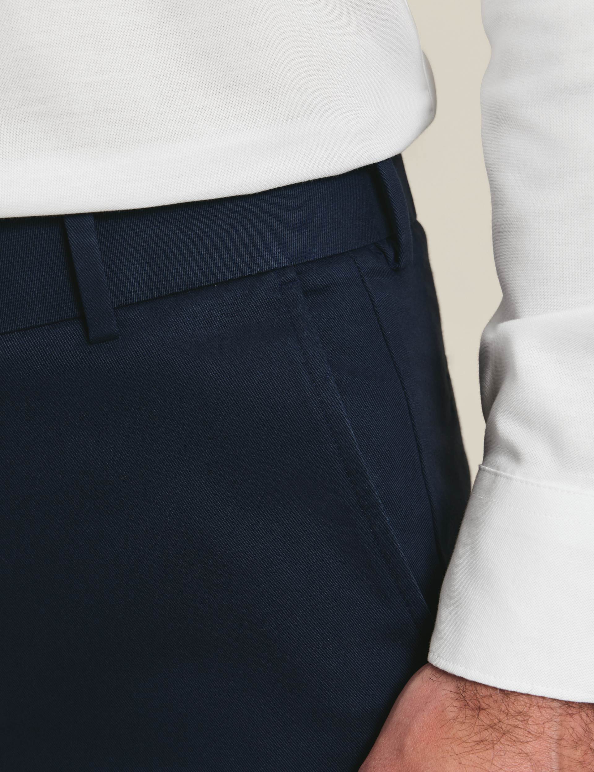 Navy Slim Fit Ultimate non-iron Chino 4
