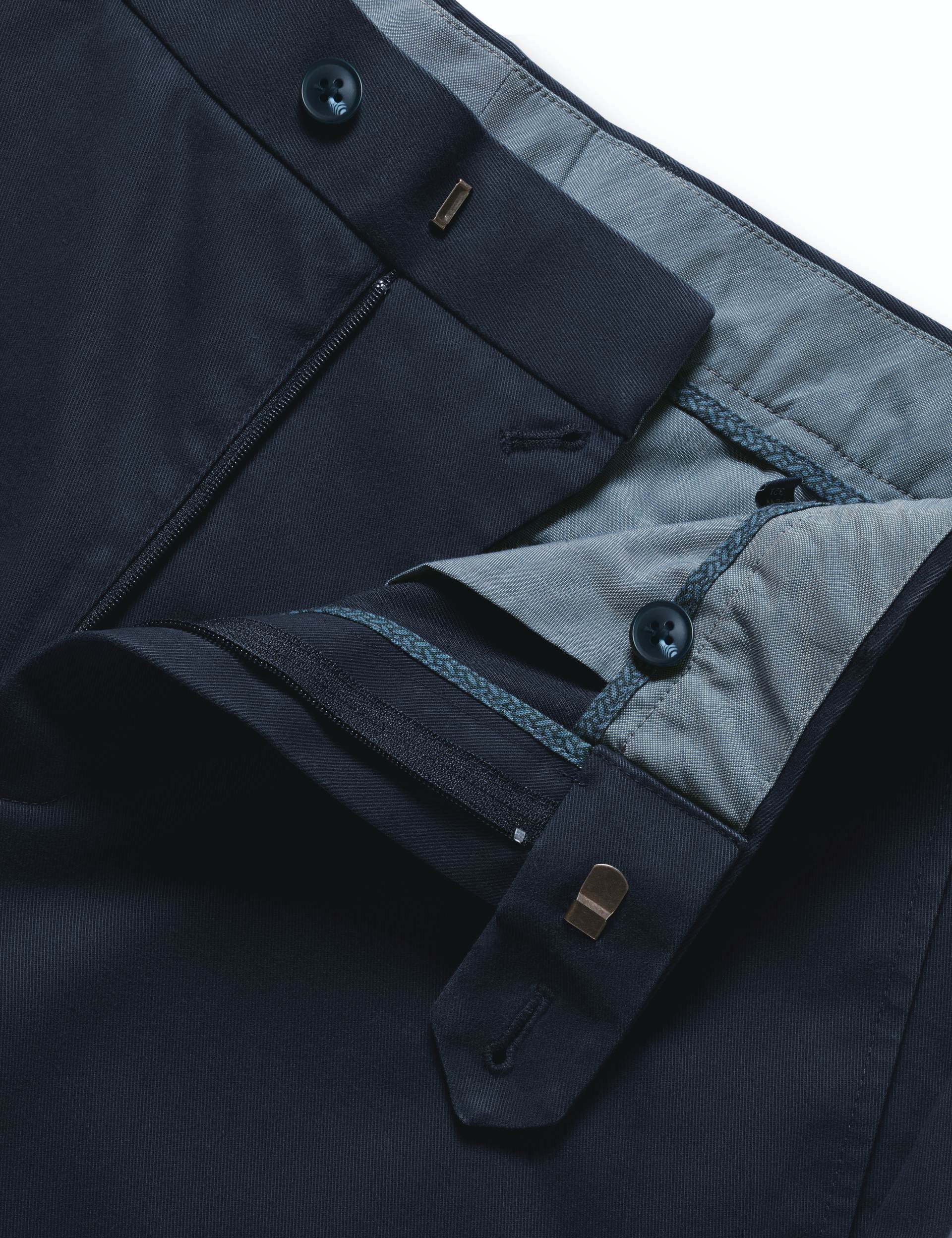 Navy Slim Fit Ultimate non-iron Chino 6