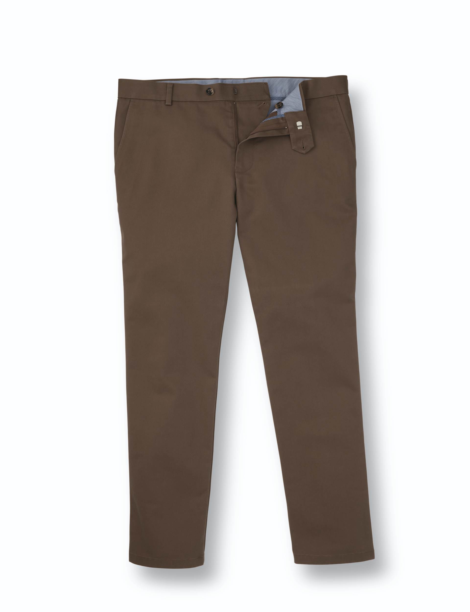 Mocha Slim Fit Ultimate non-iron Chino 7