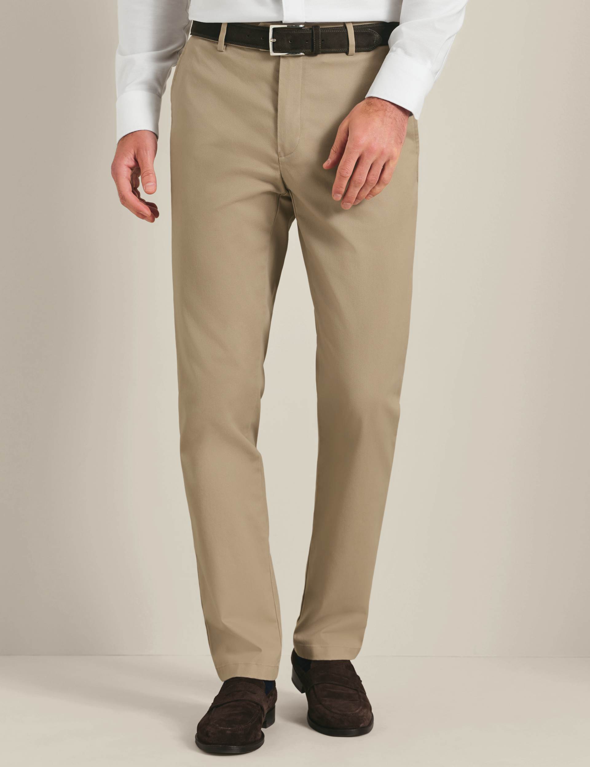 Taupe Slim Fit Ultimate non-iron Chino 2